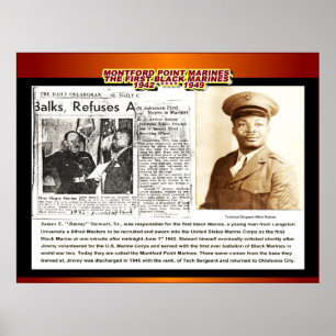 AFFICHE LA PREMIÈRE MARINE NOIRE 1942