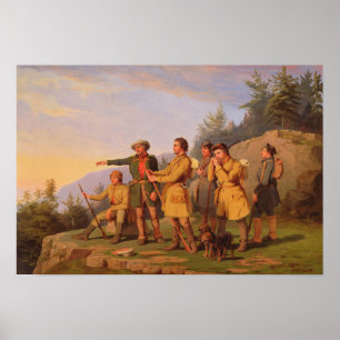 Affiche La première vue de Boone du Kentucky