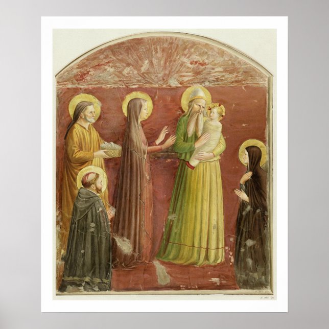 Affiche La présentation dans le Temple, d'une série de p (Devant)