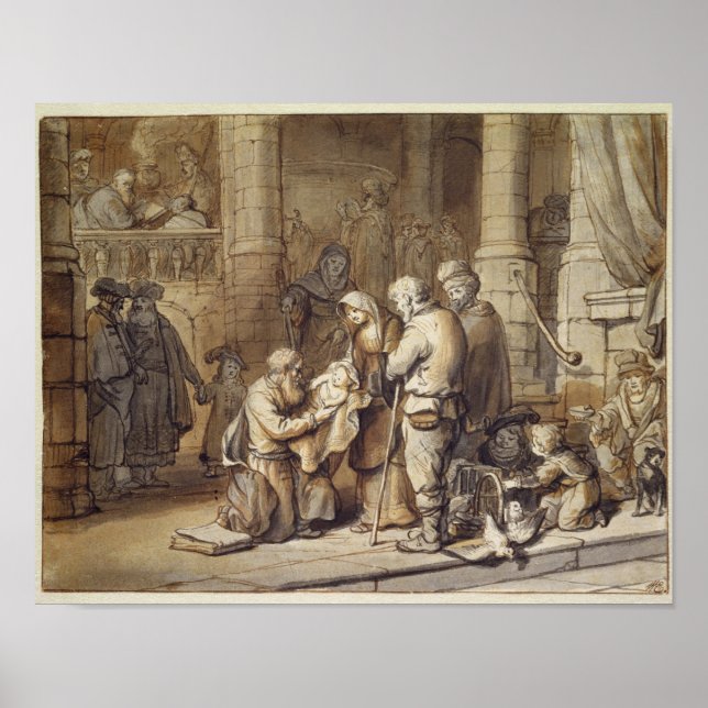 Affiche La présentation du Christ dans le Temple (Devant)