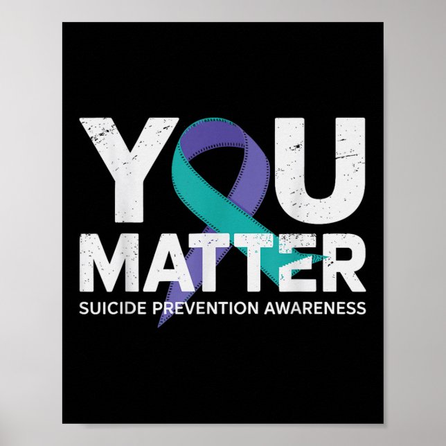 Affiche La prévention des suicides arrête la sensibilisati (Devant)