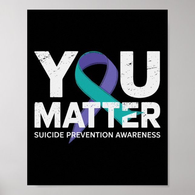 Affiche La prévention des suicides arrête la sensibilisati (Devant)