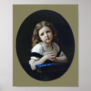 Affiche La Prière, Bouguereau