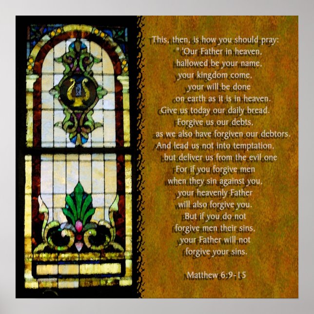 Affiche La prière du Seigneur (Devant)