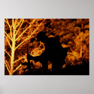 Affiche La prière d'un soldat