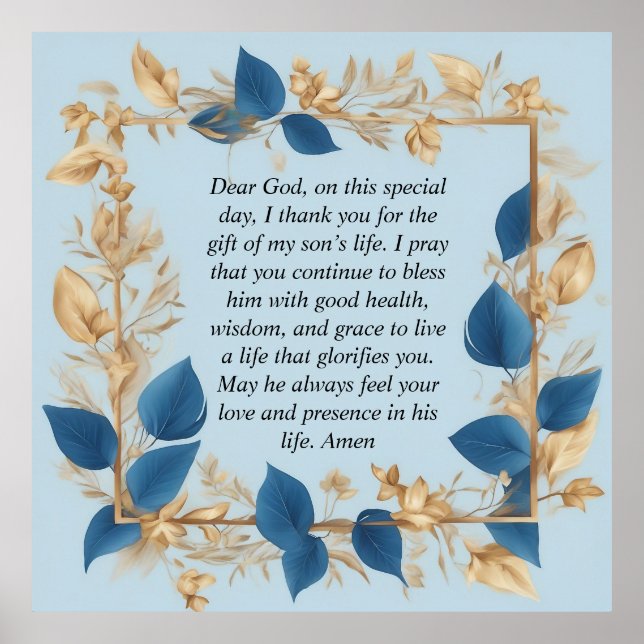 Affiche La prière d'une mère pour son fils (Devant)