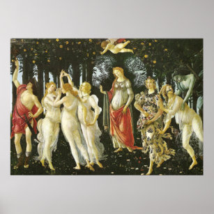 Affiche La Primavera by Sandro Botticelli