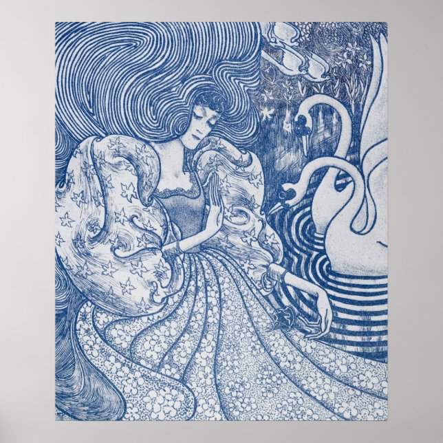 Affiche La princesse et le cygne (Devant)