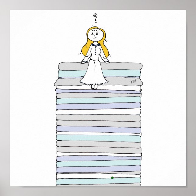 Affiche La princesse et le pois (Devant)