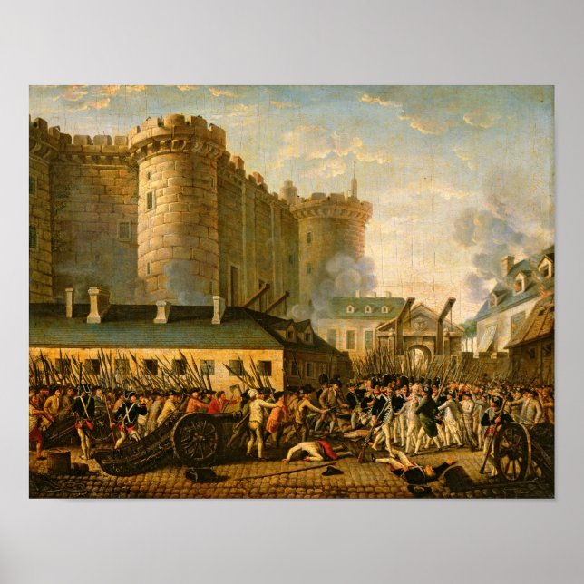 Affiche La prise de la Bastille, 14 juillet 1789 (Devant)