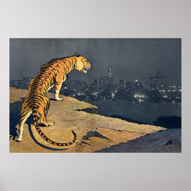 Affiche La proie du tigre par Samuel Ehrhart (Devant)
