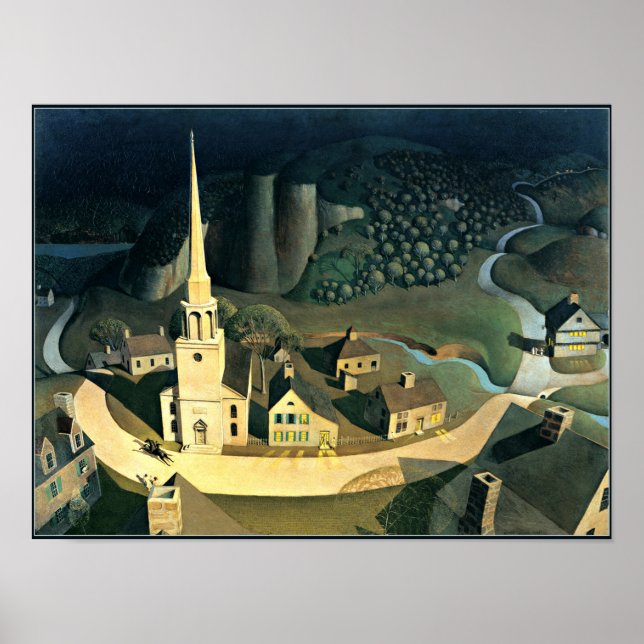 Affiche La promenade de minuit de Paul Revere (Devant)