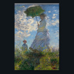 Affiche La Promenade, Femmes avec Parasol, Monet<br><div class="desc">Claude Monet,  La Promenade,  Poster de Femmes avec Parasol</div>