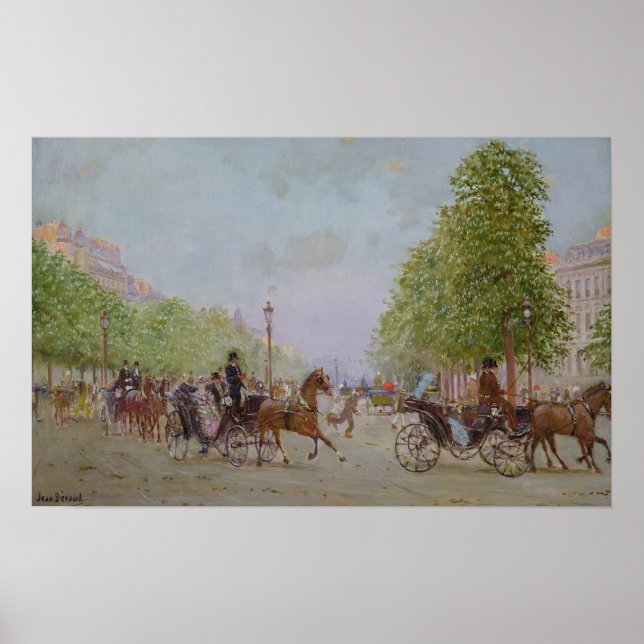 Affiche La Promenade sur les Champs-Elysées (Devant)