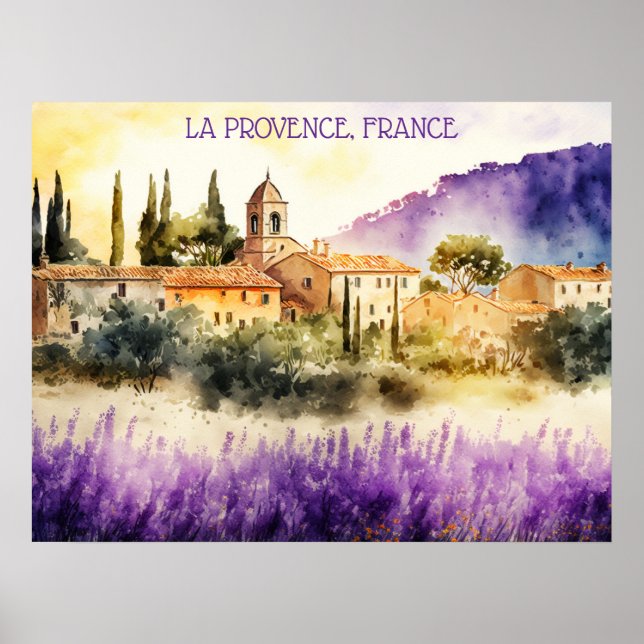 Affiche La Provence France (Devant)