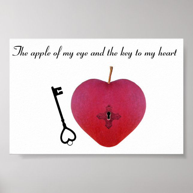 Affiche La prunelle de mes yeux et la clé de mon cœur (Devant)