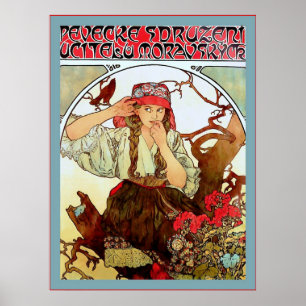 Affiche La publicité vintage de ~ de choeur de professeur