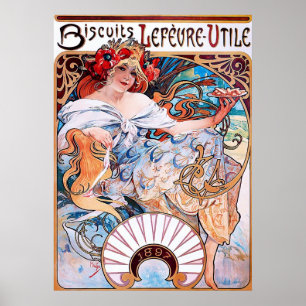 Affiche La publicité vintage de ~ Lefèvre-Utile de