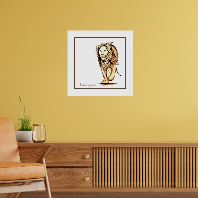 Affiche La puissance du lion (Salon 2)