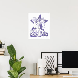 Affiche La puissance étoilée des filles hexagonales