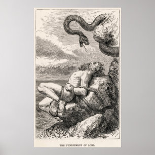 Affiche La punition de Loki par Louis Huard