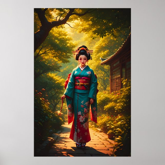 Affiche La radiance d'un kimono (Devant)