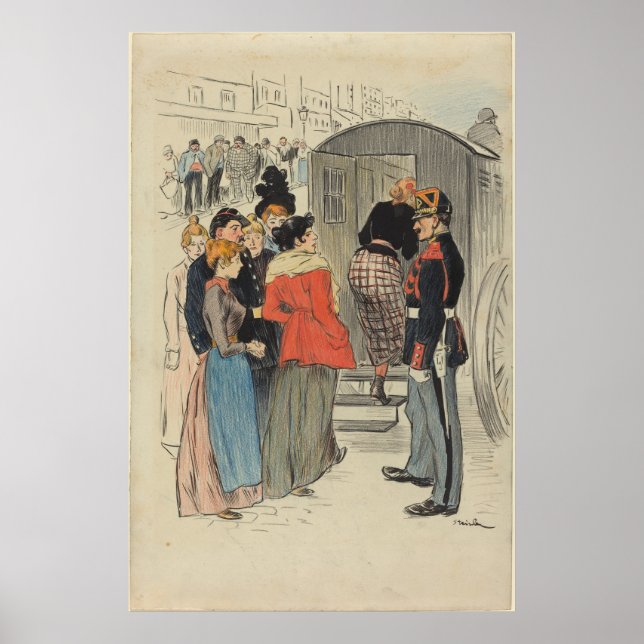 Affiche La Raffle 1893 (Devant)