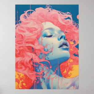 Affiche La réalité rose : l'essence de la féminité