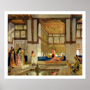 Affiche La réception, 1873 (huile sur le panneau)