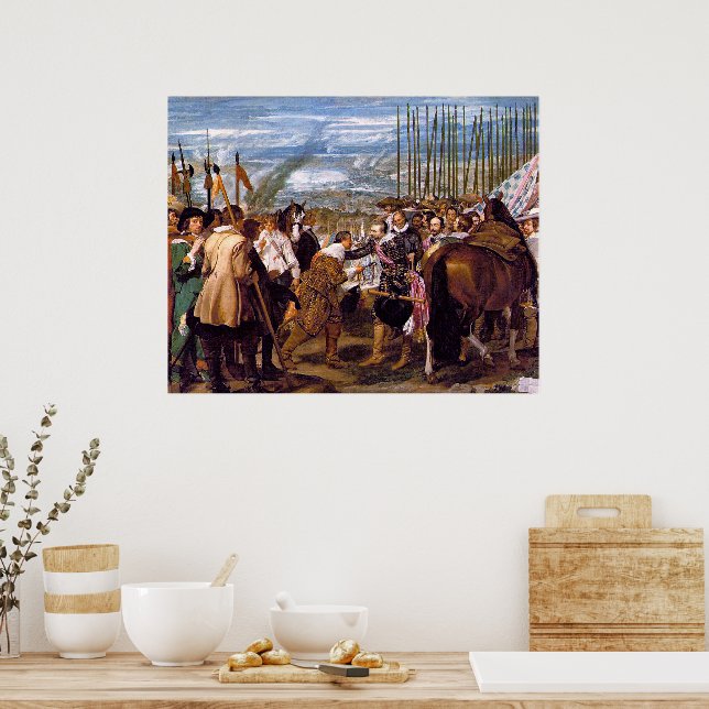 Affiche La reddition de Breda, beaux-arts, (Cuisine)