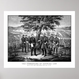 Affiche La reddition du Général Lee