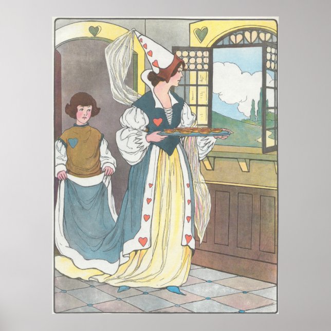 Affiche La Reine des Coeurs, Elle a fait des tartes (Devant)