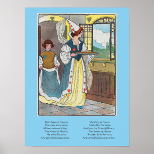 Affiche La Reine des Coeurs Fit Des Tartes, La Petite Rhym