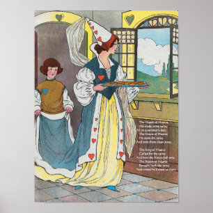 Affiche La Reine des Coeurs Fit Des Tartes, La Petite Rhym