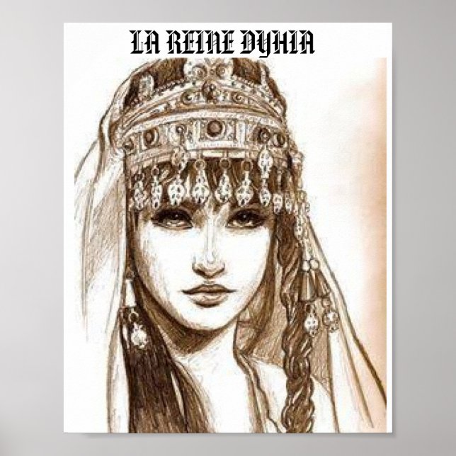 AFFICHE LA REINE DIHYA (Devant)