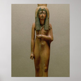 Affiche La reine divine Ahmose Nefertari (bois peint)