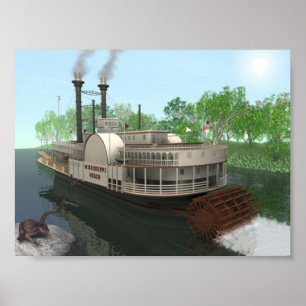 Affiche La reine du Mississippi