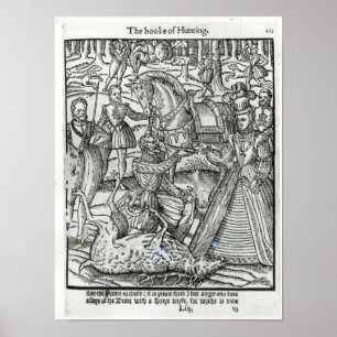 Affiche La reine Elizabeth I à une chasse au cerf