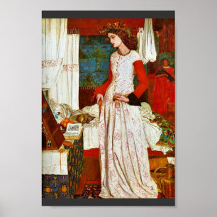 Affiche La Reine Guinevere par William Morris (la