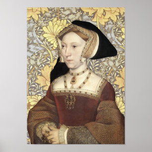 Affiche La Reine Jane Seymour du portrait de l'Angleterre