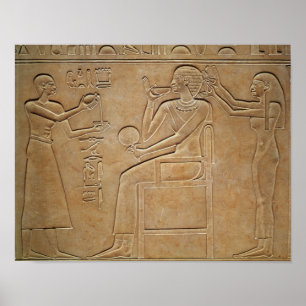 Affiche La reine Kawit à ses toilettes