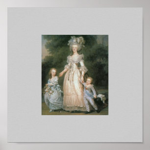 Affiche La Reine Marie Antoinette de la France