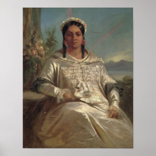 Affiche La Reine Pomare IV du Tahiti