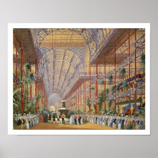 Affiche La reine Victoria inaugure l'exposition de 1862 ap (Devant)