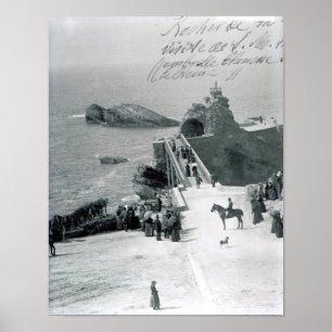 Affiche La reine Victoria sur la côte française