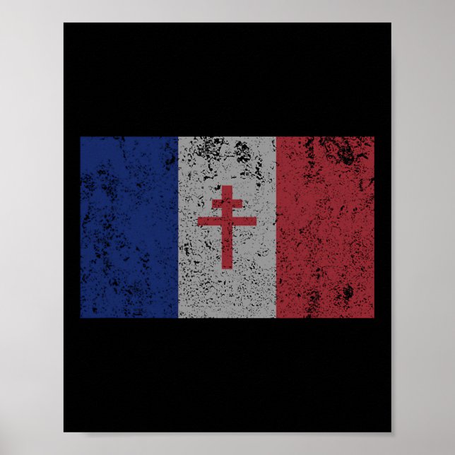 Affiche La Résistance Le Drapeau Français France Paris 2èm (Devant)