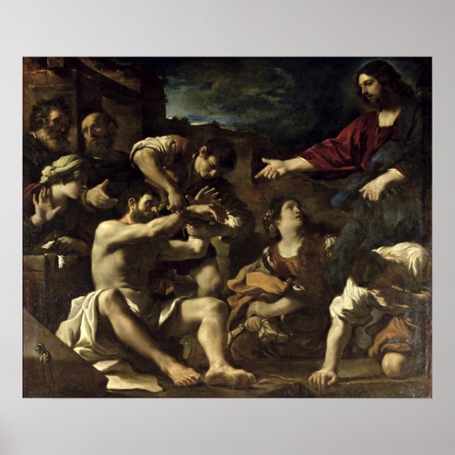 Affiche La Résurrection de Lazare, c.1619 (Devant)