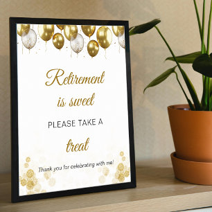 Affiche La Retraite Est Un Symbole De Faveur Du Parti De L