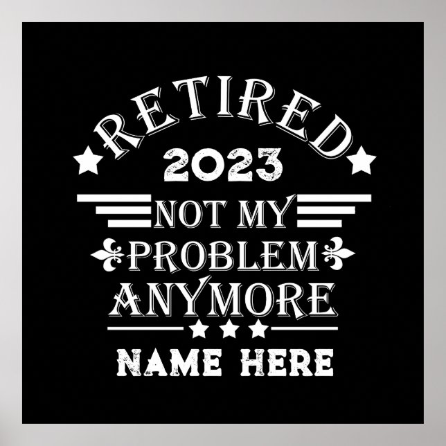 Affiche La retraite personnalisée n'est plus mon problème (Devant)