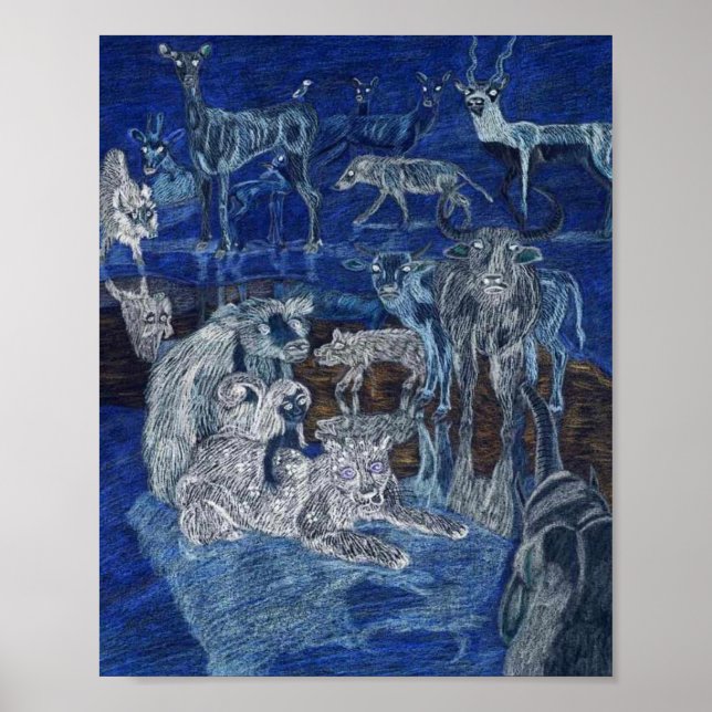 Affiche La Réunion Animaux (Devant)